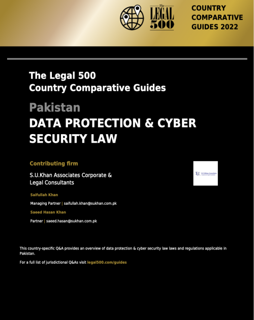 11-a. Pakistan Data Protection & Cyber Security Law published in the Legal 500