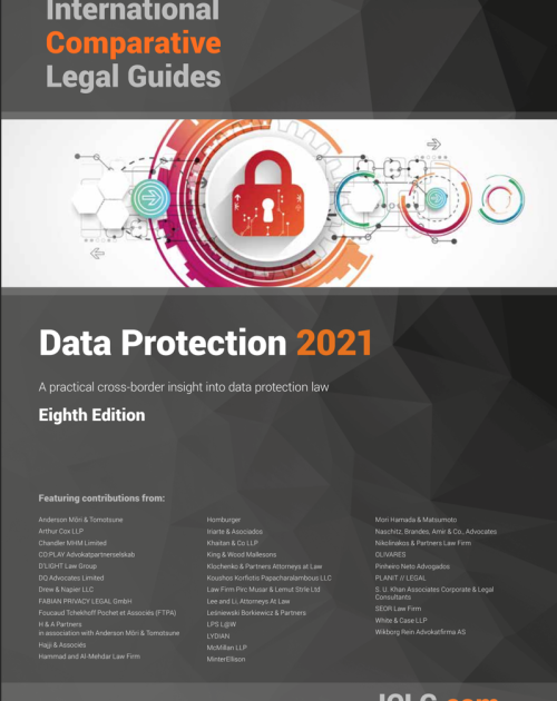 18. Co-authored a chapter in the International Comparative Legal Guide to Data Protection 2021